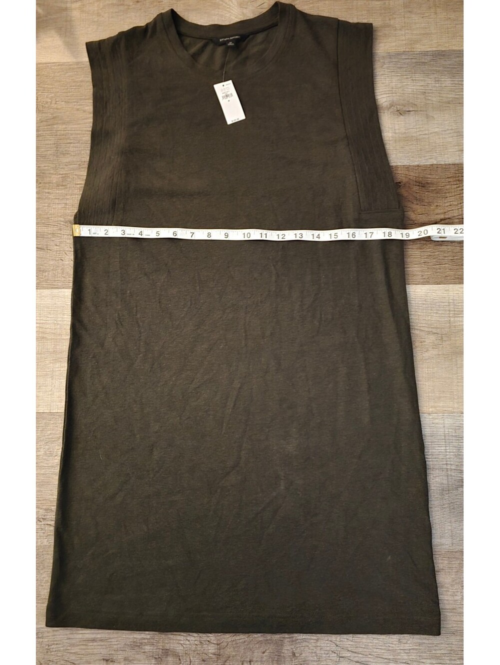NWT Banana Republic Olive Green Knit Mini Tank Dress